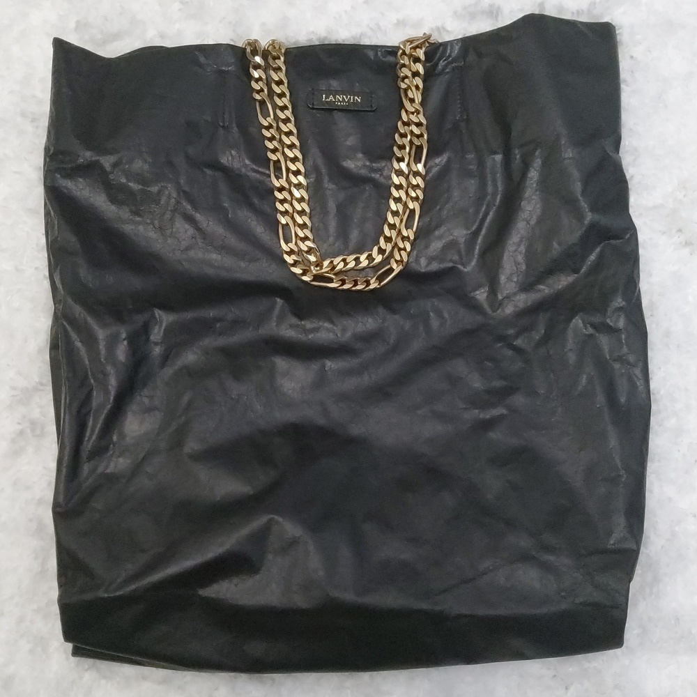 LANVIN Vintage Leather Tote